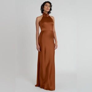 Jenn Yoo - BRAND NEW - Nicole dress in Copper
